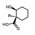 CAS#: 742037-03-2， (1S,2S)-1-Fluoro-2-hydroxycyclohexanecarboxylic acid