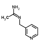 CAS#: 742056-20-8， (1E)-N'-(3-Pyridinylmethyl)ethanimidamide