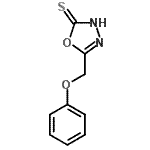 CAS#: 74228-33-4， 5-(Phenoxymethyl)-1,3,4-oxadiazole-2(3H)-thione