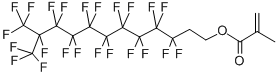 structure of CAS# 74256-14-7, 2-(Perfluoro-9-Methyldecyl)Ethyl Methacrylate;2-Methylprop-2-Enoic Acid [3,3,4,4,5,5,6,6,7,7,8,8,9,9,10,10,11,12,12,12-Icosafluoro-11-(Trifluoromethyl)Dodecyl] Ester;2-Methylacrylic Acid [3,3,4,4,5,5,6,6,7,7,8,8,9,9,10,10,11,12,12,12-Icosafluoro-11-(Trifluoromethyl)Dodecyl] Ester;3,3,4,4,5,5,6,6,7,7,8,8,9,9,10,10,11,12,12,12-Icosafluoro-11-(Trifluoromethyl)Dodecyl Methacrylate