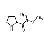 CAS#: 742691-96-9， N-Methoxy-N-methylprolinamide