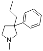 CAS#: 74332-84-6， 1-Methyl-3-Phenyl-3-Propylpyrrolidine