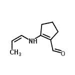 CAS#: 74335-45-8， 2-[(1Z)-1-Propen-1-ylamino]-1-cyclopentene-1-carbaldehyde