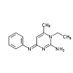 CAS#: 743392-52-1， 1-Ethyl-2-imino-6-methyl-N-phenyl-1,2-dihydro-4-pyrimidinamine