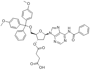 CAS#: 74405-42-8， N-Benzoyl-5'-O-[Bis(4-Methoxyphenyl)Phenylmethyl]-2'-Deoxy-Adenosine 3'-(Hydrogenbutanedioate)