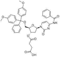 CAS#: 74405-44-0， 5'-O-(4,4'-Dimethoxytrityl)-N4-Benzoyl-2'-Deoxycytidine-3'-O-Succinic Acid