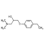 CAS#: 744192-89-0， 1-(Dimethylamino)-3-(4-ethylphenoxy)-2-propanol