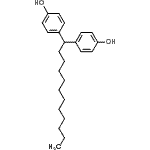 CAS 登录号：74462-04-7， 4,4'-(1,1-十一烷二基)二苯酚