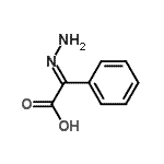 CAS#: 74470-04-5， (2E)-Hydrazono(phenyl)acetic acid