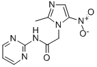 CAS#: 74550-89-3， 2-(5-Methyl-2-Nitroimidazol-1-Yl)-N-Pyrimidin-2-Ylacetamide