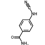 CAS#: 74615-31-9， 4-(Cyanoamino)benzamide