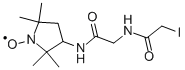 CAS#: 74648-17-2， N-[(3S)-1-hydroxy-2,2,5,5-tetramethyl-pyrrolidin-3-yl]-2-(2-iodoethanoylamino)ethanamide