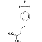 CAS#: 74672-15-4， 1-(4-Methyl-4-penten-1-yl)-4-(trifluoromethyl)benzene