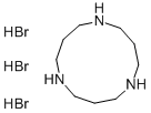 structure of CAS# 74676-52-1, 1,5,9-Triazacyclotridecane, Hydrobromide (1:3);Zinc05225036