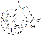 CAS#: 74690-97-4， (7S,19aS)-5,6,7,8,21,22-Hexahydro-25-Hydroxy-15,24,31,32-Tetramethoxy-6-Methyl-19H-2,3,7-(1,3)Butadien(1)Yl(4)Ylidene-9,12-Etheno-14,18-Metheno-4H-Pyrido(2,3,4-Tu)-1,13,6-Benzodioxaazacyclodocosine-20(19aH)-Carboxaldehyde