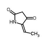CAS#: 74730-35-1， (5E)-5-ethylidenepyrrolidine-2,4-dione