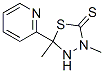 CAS#: 74752-62-8， 3,5-Dimethyl-5-Pyridin-2-Yl-1,3,4-Thiadiazolidine-2-Thione