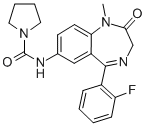 CAS#: 74858-71-2， N-[5-(2-Fluorophenyl)-1-Methyl-2-Oxo-3H-1,4-Benzodiazepin-7-Yl]Pyrrolidine-1-Carboxamide