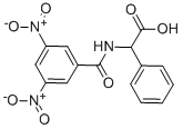 structure of CAS# 74958-71-7, N-3,5-Dinitrobenzoyl-Dl-Phenylglycine
