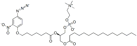 CAS#: 74970-86-8， [(2R)-2-[7-(4-Azido-2-Nitrophenoxy)Heptanoyloxy]-3-Hexadecanoyloxypropyl] 2-Trimethylazaniumylethyl Phosphate