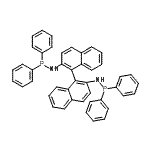 structure of CAS# 74974-14-4, N,N'-1,1'-Binaphthalene-2,2'-diylbis[P,P-diphenyl(phosphinous amide)];(R)-(+)-2,2'-Bis(diphenylphosphinoamino)-1,1'-binaphthyl;(S)-(-)-2,2'-Bis(diphenylphosphinoamino)-1,1'-binaphthyl