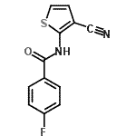 CAS#: 749919-77-5， N-(3-Cyano-2-thienyl)-4-fluorobenzamide