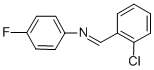 structure of CAS# 75020-01-8, N-(2-Chlorobenzylidene)-4-Fluoroaniline