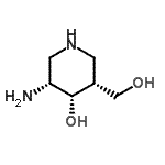 CAS#: 750558-82-8， (3R,4S,5R)-3-Amino-5-(hydroxymethyl)-4-piperidinol
