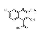 CAS#: 750643-72-2， 7-Chloro-3-hydroxy-2-methyl-4-quinolinecarboxylic acid