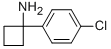 structure of CAS# 75095-80-6, 1-(4-Chlorophenyl)Cyclobutanamine;1-(4-Chlorophenyl)Cyclobutan-1-Amine;1-(4-CHLOROPHENYL)CYCLOBUTANAMINE