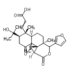 CAS#: 751-29-1， 3-[(3aS,5aR,6R,7R,9aR,9bR,10aS)-3-(3-Furyl)-7-(2-hydroxy-2-propanyl)-3a,6,9a-trimethyl-1,9-dioxododecahydrobenzo[f]oxireno[d]isochromen-6-yl]acrylic acid
