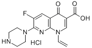 CAS#: 75167-16-7， 1-Ethenyl-6-Fluoro-4-Oxo-7-Piperazin-1-Yl-1,8-Naphthyridine-3-Carboxylic Acid Hydrochloride