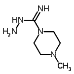 CAS#: 752182-23-3， N-amino-4-methyl-piperazine-1-carboxamidine
