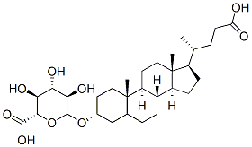 CAS#: 75239-91-7， (2S,3S,4S,5R,6R)-3,4,5-Trihydroxy-6-[[(3S,5R,8R,9S,10S,13R,14S,17R)-17-[(2R)-5-Hydroxy-5-Oxopentan-2-Yl]-10,13-Dimethyl-2,3,4,5,6,7,8,9,11,12,14,15,16,17-Tetradecahydro-1H-Cyclopenta[a]Phenanthren-3-Yl]Oxy]Oxane-2-Carboxylic Acid