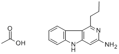 CAS#: 75240-12-9， 3-Amino-1-propyl-5H-pyrido(4,3-b)indole acetate