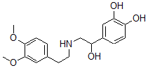CAS#: 75241-20-2， 4-[2-[2-(3,4-Dimethoxyphenyl)Ethylamino]-1-Hydroxyethyl]Benzene-1,2-Diol