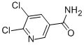 structure of CAS# 75291-84-8, 5,6-Dichloronicotinamide;2 3-DICHLOROPYRIDINE-5-CARBOXAMIDE;5,6-DICHLORONICOTINAMIDE