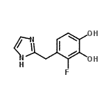 CAS#: 752943-34-3， 3-Fluoro-4-(1H-imidazol-2-ylmethyl)-1,2-benzenediol