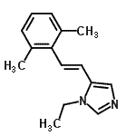 CAS#: 753403-92-8， 5-[(E)-2-(2,6-Dimethylphenyl)vinyl]-1-ethyl-1H-imidazole