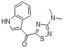 CAS#: 75351-10-9， (3-Dimethylamino-1,2,4-Thiadiazol-5-Yl)-(1H-Indol-3-Yl)Methanone