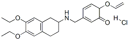 CAS#: 75370-45-5， 3-[[(6,7-Diethoxy-1,2,3,4-Tetrahydronaphthalen-2-Yl)Amino]Methyl]-6-Ethenoxycyclohexa-2,4-Dien-1-One Hydrochloride