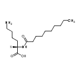 CAS#: 75383-81-2， N<sup>2</sup>-Decanoyl-L-lysine