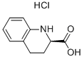 结构式 CAS# 75433-76-0, D-1,2,3,4-四氢-喹啉-2-羧酸盐酸盐