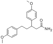 CAS#: 75436-84-9， 3,5-Bis(4-Methoxyphenyl)Pentanamide