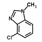 CAS#: 75438-01-6， 4-Chloro-1-methyl-1H-benzimidazole