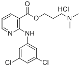 CAS#: 75449-64-8， 3-Dimethylaminopropyl 2-[(3,5-Dichlorophenyl)Amino]Pyridine-3-Carboxylate Hydrochloride