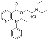 CAS#: 75449-68-2， 2-Diethylaminoethyl 2-(Ethyl-Phenylamino)Pyridine-3-Carboxylate Hydrochloride