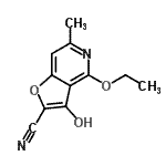 CAS#: 754926-10-8， 4-Ethoxy-3-hydroxy-6-methylfuro[3,2-c]pyridine-2-carbonitrile