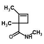 CAS#: 75558-56-4， N,1,2-Trimethyl-2-cyclobutene-1-carboxamide