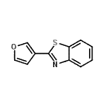 CAS#: 75596-14-4， 2-(3-Furyl)-1,3-benzothiazole
